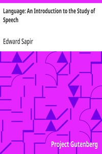Cover of Language: An Introduction to the Study of Speech — Key Ideas to Explore