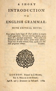 Cover of A short introduction to English ...