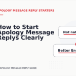 How to Start Apology Message Replys Clearly