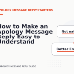 How to Make an Apology Message Reply Easy to Understand