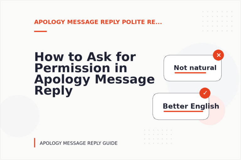 How to Ask for Permission in Apology Message Reply English How to Ask for Permission in Apology Message Reply English