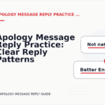Apology Message Reply Practice: Clear Reply Patterns