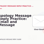 Apology Message Reply Practice: Email and Message Examples